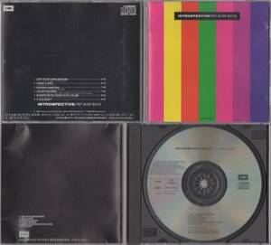 CD4枚 PET SHOP BOYS INTROSPECTIVE & DISCO 2 & NIGHTLIFE (EU,CANADA)