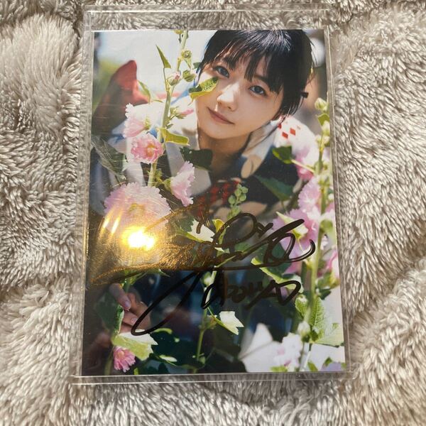 stu48 瀧野由美子 直筆サイン入り生写真 写真集 showroom