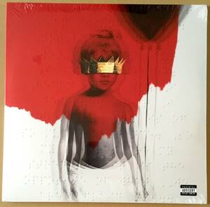 オフィシャル盤 リトグラフ5枚付 テクスチャー・エンボス加工3面見開きジャケット Rihanna Anti アナログ盤 レコード LP リアーナ Beyonce