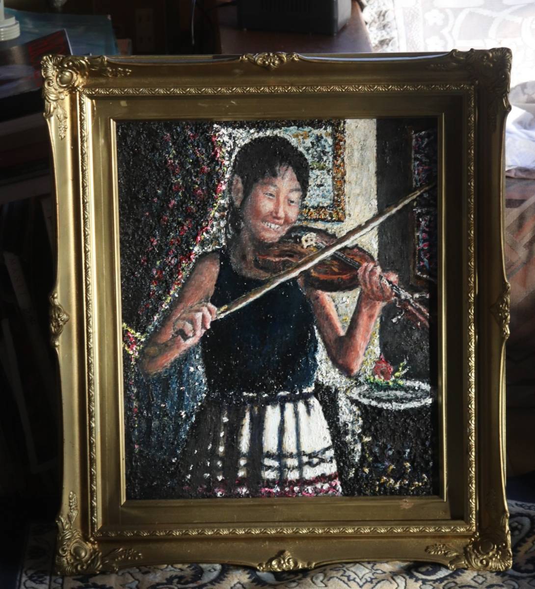 ヤフオク! -バイオリン 美術品(油彩)の中古品・新品・未使用品一覧