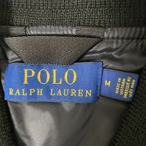 美品 国内正規品 ポロ ラルフローレン MA-1 ボンバー ジャケット M ブラック black 黒 polo Ralph Lauren フライト ナイロン jacket_画像5