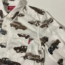 美品 supreme 車 プリント シャツ S シュプリーム car print shirt_画像6