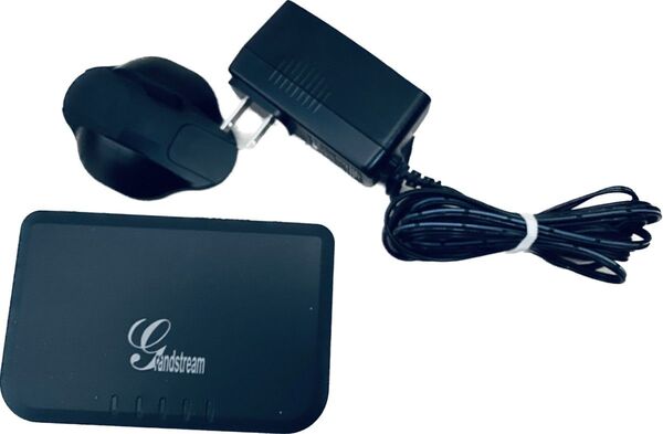 【中古品】Grandstream(グランドストリーム)Handy Tone-702 / IP電話-アナログ電話アダプタ(2回線)