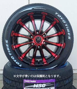 Bounty Collection BD12!!200系ハイエース TOYO H30 225/50R18 18インチ 新品タイヤホイールセット