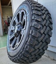 200系ハイエース レジアスエース タイヤ＆ホイール新品４本セット 車検対応 16インチ DeathRock マッドスター 215/65R16 ホワイトレター_画像7