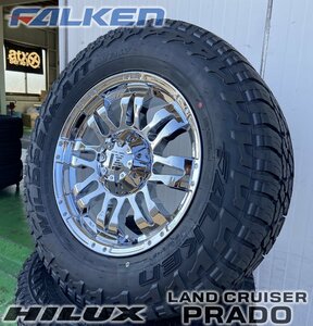 17インチ ラングラー JK JL タイヤホイール ファルケン ワイルドピーク AT3W 265/70R17 285/70R17 新品4本セット