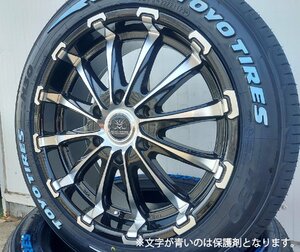 Bounty Collection BD12!!200系ハイエース TOYO H30 225/50R18 18インチ 新品タイヤホイールセット