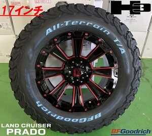 BF グッドリッチ オールテレーン KO2 265/65R17 265/70R17 285/70R17 プラド ハイラックスサーフ FJ タイヤホイール 17インチ DeathRock