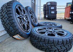 当店人気№1 MUD-X ＆ トーヨーオープンカントリーRT 165/60R15 ハイゼットジャンボ 軽トラ アゲトラ系 タイヤホイール 1台分 4本セット