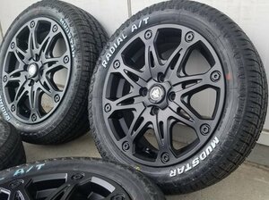 ハイゼットジャンボ エヴリィ ウェイク ハスラー マッドスター ラジアル AT 165/60R15 タイヤホイール 16インチ ホワイトレター