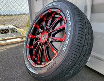 バウンティ コレクション BD12 18インチ タイヤホイール新品 4本セット トーヨー TOYO H30 225/50R18 200系ハイエース_画像9