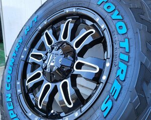 17インチ タイヤホイール新品4本!! セットTOYO オープンカントリーRT 265/70R17 265/65R17 285/70R17 プラド ハイラックス サーフ Balano