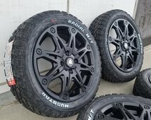 タフト スペーシアギア デリカミニ マッドスター ラジアル MT 165/65R15 タイヤホイール 16インチ ホワイトレター_画像2