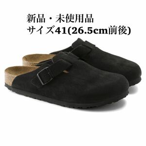 BIRKENSTOCK ビルケンシュトック Boston/ボストン ブラック サンダル メンズ 41