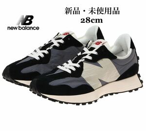 NEW BALANCE ニューバランス MS327 ブラック グレー メンズ 28cm