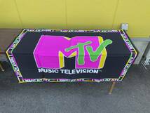 I WANT MY MTV 布製のぼり旗 エムティーヴィー ミュージックテレビジョン 音楽 洋楽 ポスター POP タペストリー ディスプレイ グッズ ロゴ _画像1