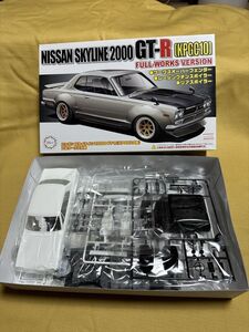 FUJIMI NISSAN SKYLINE 2000GT-R KPCG10 2 プラモデル 年物 1055