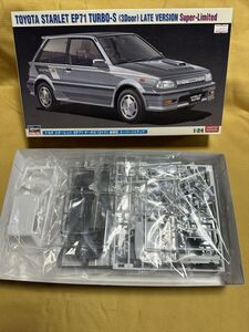 HASEGAWA TOYOTA STARLET EP71 スターレット プラモデル 年物 1034