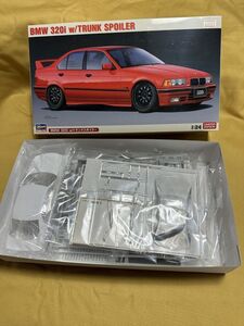 HASEGAWA BMW 320i w/TRUNK SPOILER 2 プラモデル 年物 1029