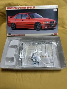 HASEGAWA BMW 320i w/TRUNK SPOILER プラモデル 年物 1025