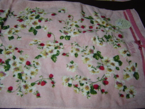  ценный Pink House новый цветок клубника fes полотенце розовый новый товар 