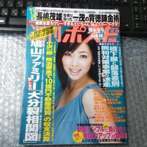  週刊ポスト 2009年　 表紙・井上和香 　山本梓　福永ちな 蛯原友里 ほか