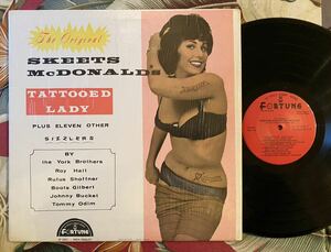 Various The Original Skeets McDonald's LP Tattooed Lady Plus Eleven Other Sizzlers .. ロカビリー