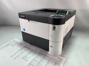 * operation verification ending printing sheets number 5135 sheets Kyocera A4 correspondence monochrome laser printer -Ecosys P3045dn KYOCERA secondhand goods extra toner attaching control H674