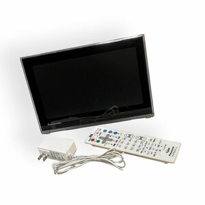 ★通電確認済 Panasonic ポータブルテレビ UN-10D6D プライベートビエラ 10V型 リモコン 電源ケーブル 防水 2016年製 中古品 管理H471