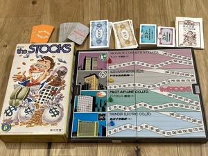 ★レアボードゲーム 株式売買ゲーム エポック社 プレイヤング6 the STOCKS play young6 A