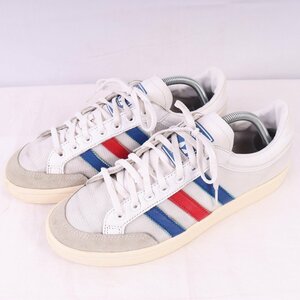 AMERICANA LOW 27.0cm/adidas アメリカーナ ロウ アディダス スニーカー 白 ホワイト グレー 紺 赤 中古 古着 メンズ ad4122