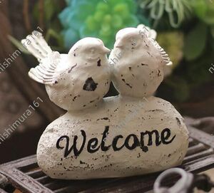 * against bird *welcome* gardening * ornament * structure . ornament * antique style . garden decoration *