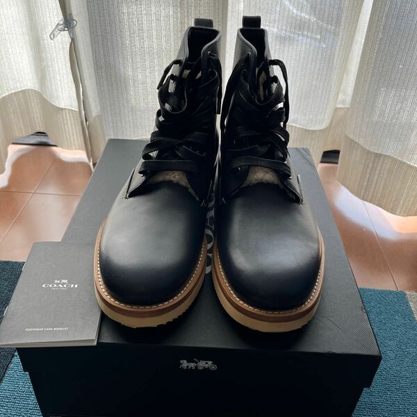 コーチ　新品　メンズ　SHRLINGDERBY BOOT 28㎝D