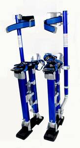  bamboo horse Drywall Stilts dry wall paint 18"~30" (46cm~76cm) aluminium heights work blue ( blue )