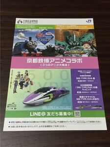 京都鉄道博物館 京都鉄博アニメコラボ 2018 チラシ