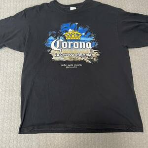 コロナビール　corona beer tシャツ 黒　XL相当　オフィシャルタグ