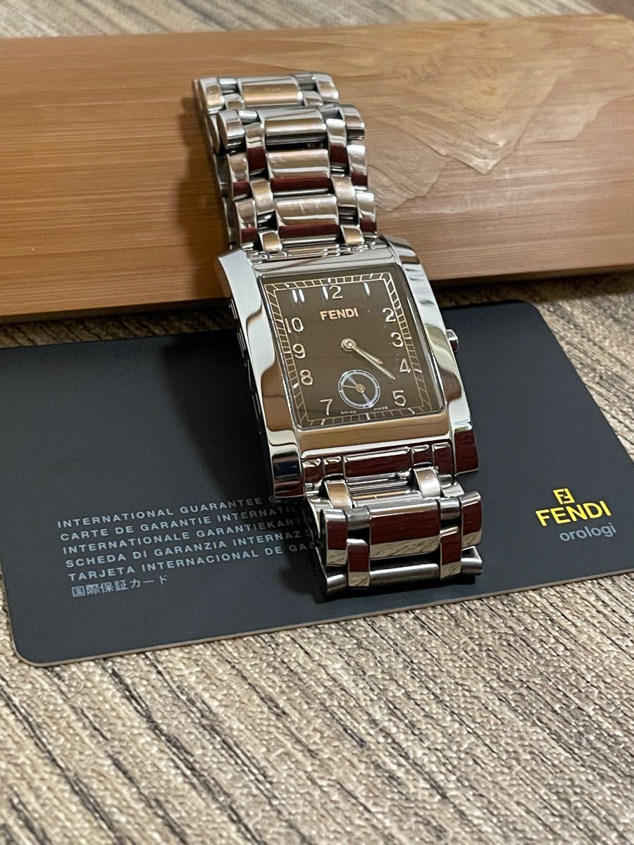 美品 ハイスピード デュアルタイム フェンディ FENDI メンズ腕時計