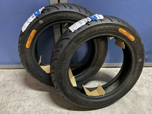 未使用保管品　チェンシンタイヤ　2021年製造　C6010 80/90-10 44J TL バイク用 タイヤ 二輪　2本セット　(3)