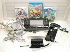 2304174 WiiU本体 マリオパーティ10 マリオギャラクシー2他 Wiiリモコン 現状品