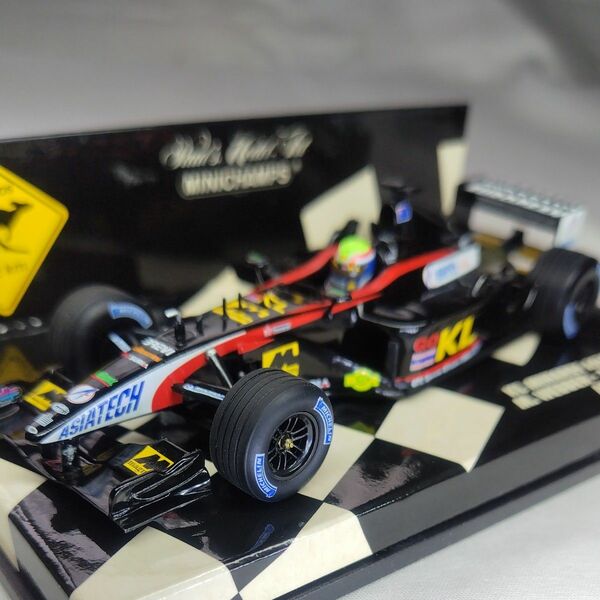 ミニカー 1/43 ミニチャンプス KL MINARDI ASIATECH PS02 M.WEBBER-5th PLACE