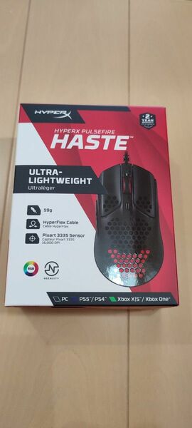 ゲーミングマウス　HYPERX PULSEFIRE HASTE 4P5P9AA 新品未開封