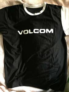 ◆ボルコム(VOLCOM) Tシャツ　ブラック×ホワイト　サイズL タグ付未使用品