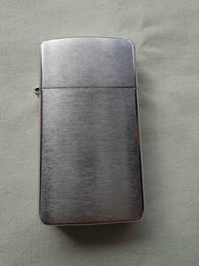 ZIPPO　ジッポー　ライター　シルバーカラー　無地　2003年　スリムタイプ