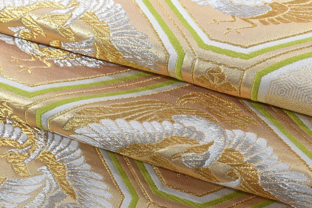 10500円日本の人気店 クリアランス販促品 花と鳥模様 帯 ミッコ様専用 10500円日本の人気店 クリアランス販促品 花と鳥模様 帯 ミッコ様専用