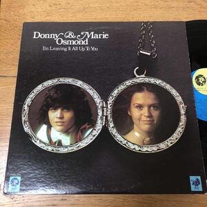 米オリジナル Donny & Marie Osmond / i'm leaving it all up to you ダニー & マリー・オズモンド