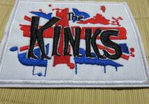 白四角■英国旗◆新品UK英国　ユニオンジャック　キンクス The Kinks　■イギリス　ロックバンド　刺繍ワッペン激渋■洋服・衣類・衣服DIY_画像5