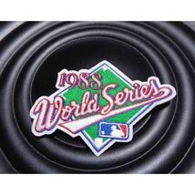 緑WS1988◆新品MLBワールドシリーズ World Seriesメジャーリーグ　野球ベースボール 刺繍ワッペン◎アメリカUSスポーツ◆激渋■洋服DIY衣類_画像5