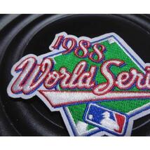 緑WS1988◆新品MLBワールドシリーズ World Seriesメジャーリーグ　野球ベースボール 刺繍ワッペン◎アメリカUSスポーツ◆激渋■洋服DIY衣類_画像6