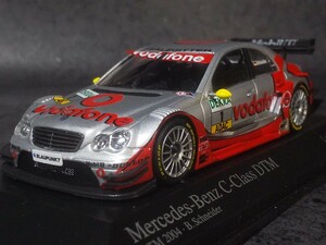 ミニチャンプス 1/43 メルセデス・ベンツ Cクラス DTM HWAレーシング 2004年DTM参戦車仕様