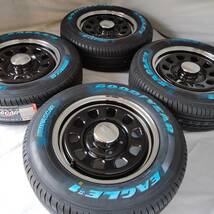 新品 デイトナ 16-6.5J＋38 6-139.7 クロームリム タイヤ付4本SET 215/65R16 グッドイヤーナスカー ハイエース200系 (W2167-2)_画像1